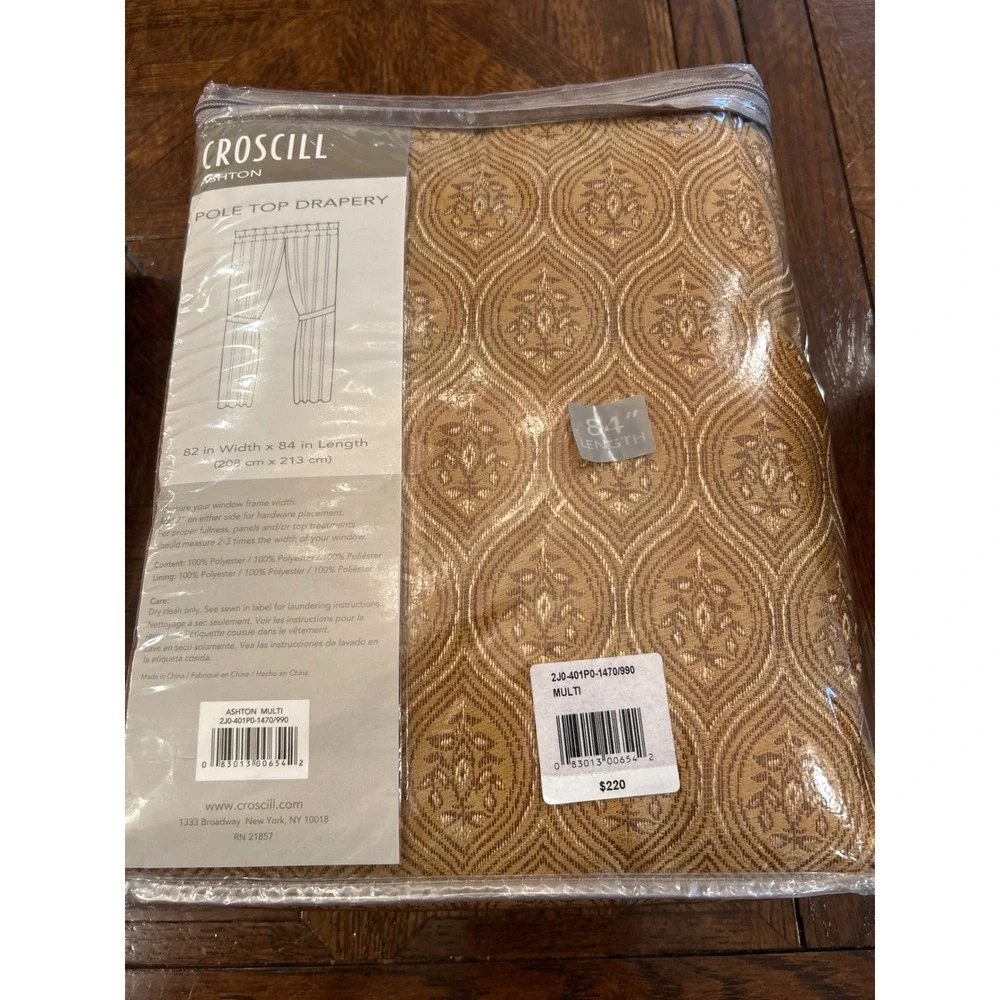 Croscill Ashton Collection Curtain Drapes Valances Window‎ Treatments